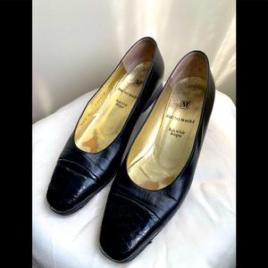 Vintage Bruglo Magli Leather Flats